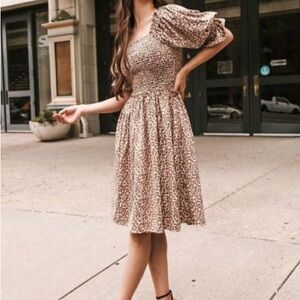 Ivy City Co Wild One Leopard Dress